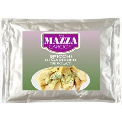 Artichokes cutted in sunflower oil MAZZA, Italy 1,7 kg